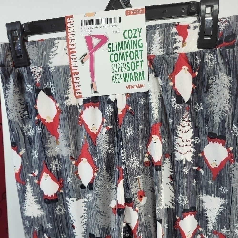 Two (2) Pairs of Cozy Slimming Comfort Leggings